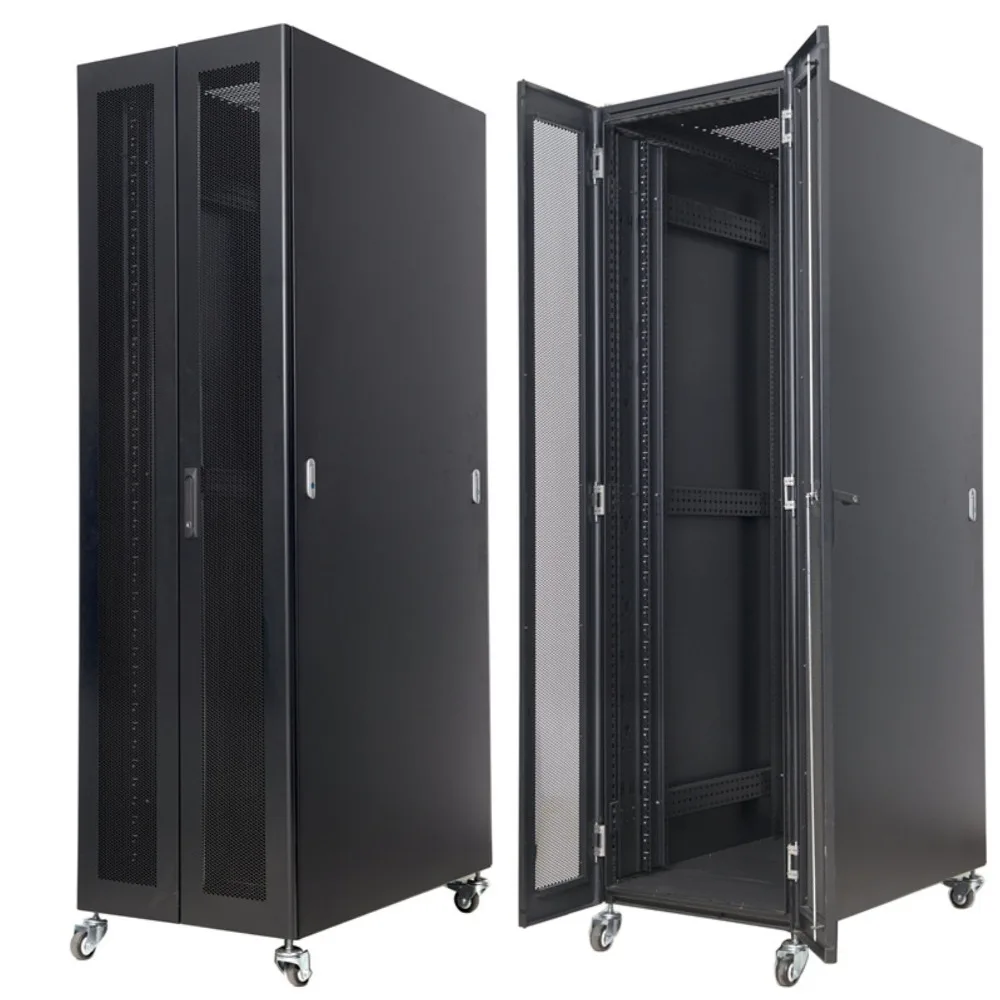 42u 800x1000 сервер стойки стекло дисплея Кабинета стойку оборудования