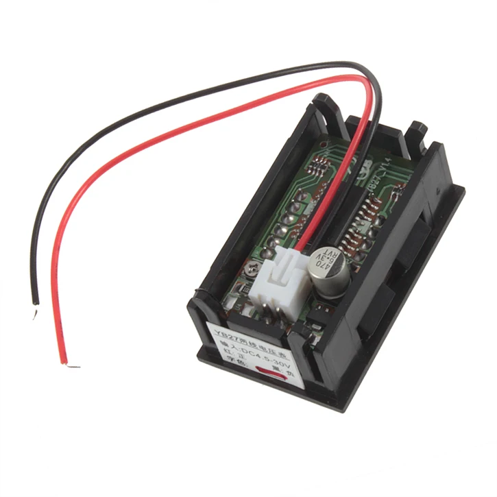 
New Mini Digital Voltmeter 4.5-30V Red LED Vehicles Motor Voltage Panel Meter Digital Ammeter And Voltmeter 