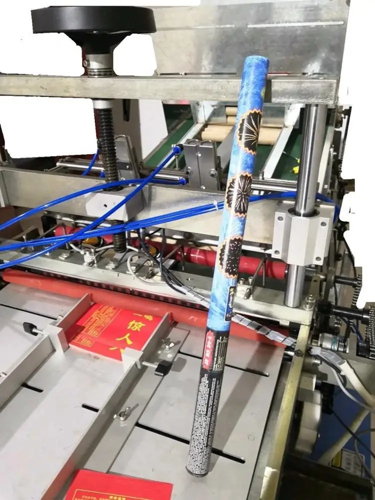 fireworks/food packing machine paper tube labelling machine