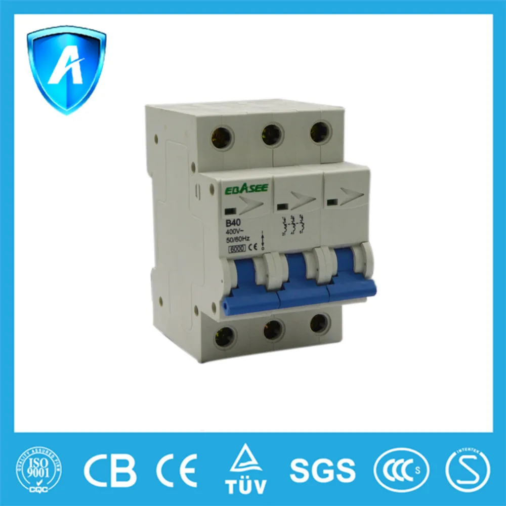 высокое качество EBS6B автоматический выключатель 3-х фазный прошло сертификат ISO9001