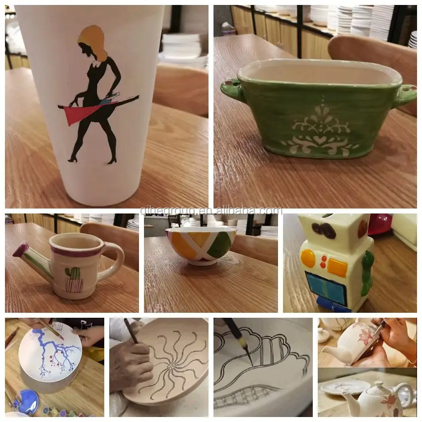 
Christmas gift kids diy ceramic painting toy coloured drawing toys educational painting gypsum toys for kids 