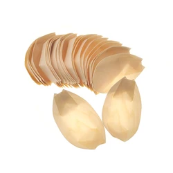 Japanese Serving Boat Disposable Wooden Sushi Plate Sushi Trays Wood White Fast Food Carton