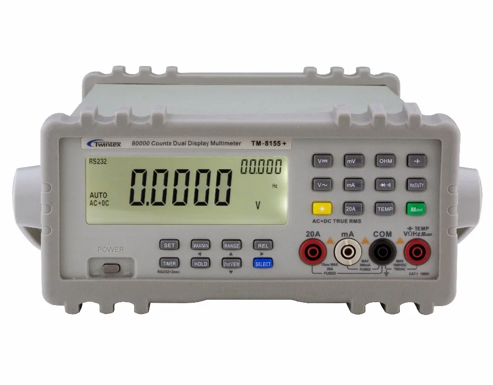  TM-8055 True RMS 4 1/2 цифровой 19999 дисплей настольный