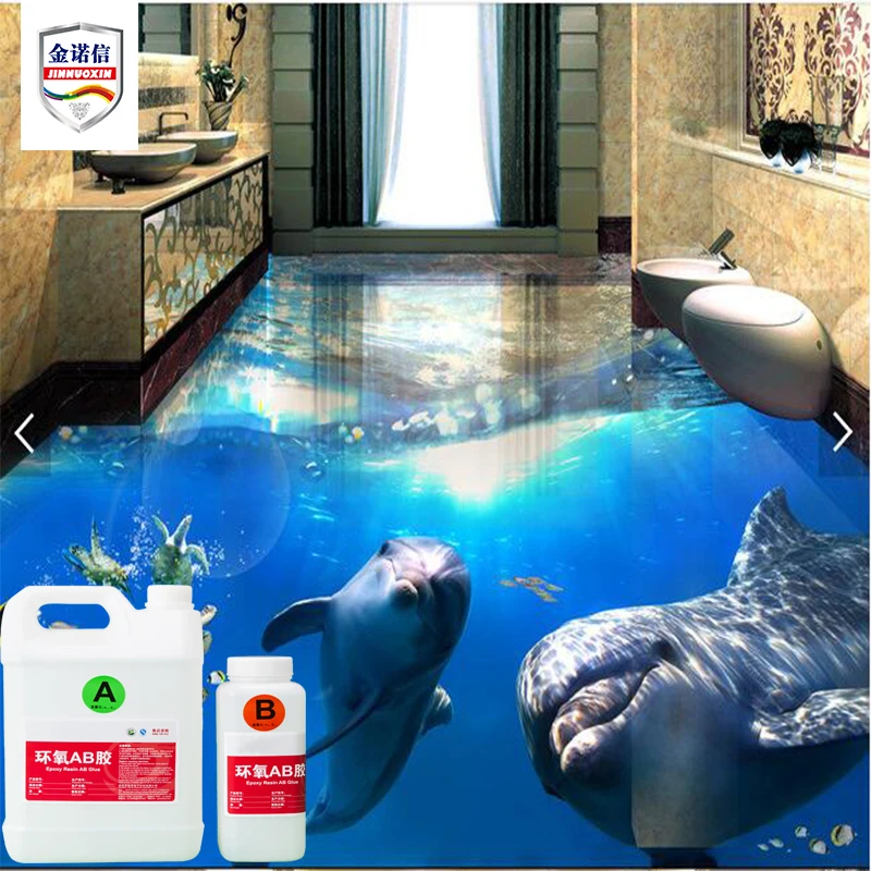 
Two Components Wholesale Crystal Epoxy Resin clear Liquid for Adhesive Glue Crystal for Epoxy Resin for 3D Floor Paint 