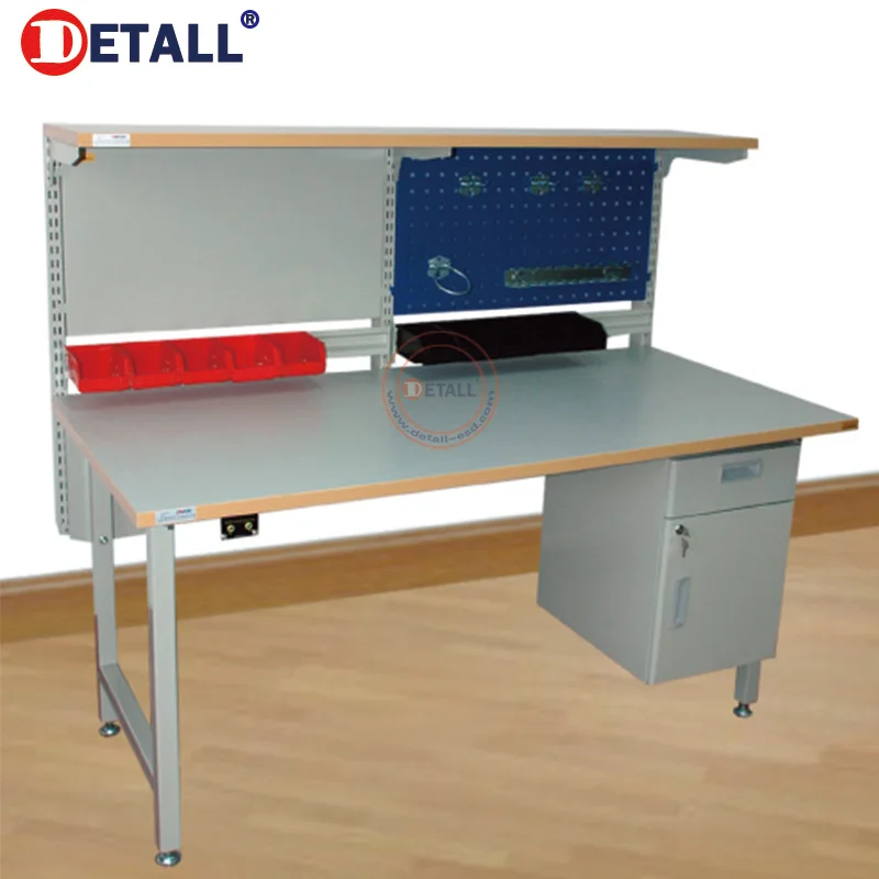 Promotion Custom Size Portable Medium Duty ESD Stainless Steel Workbench