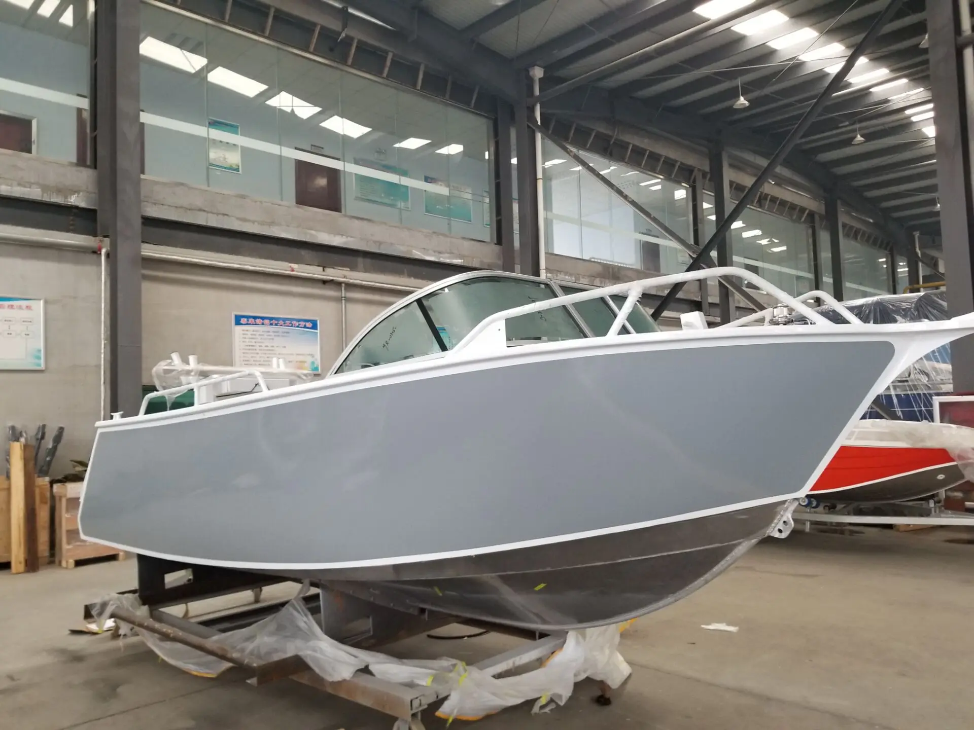 5.5m aluminum fishing boat all-welded aluminum boat