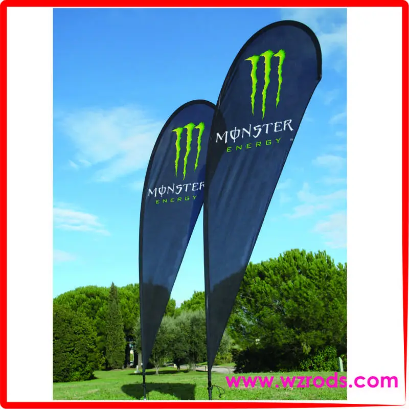 
Street Marketing Flying Drop Down Banners Stand 