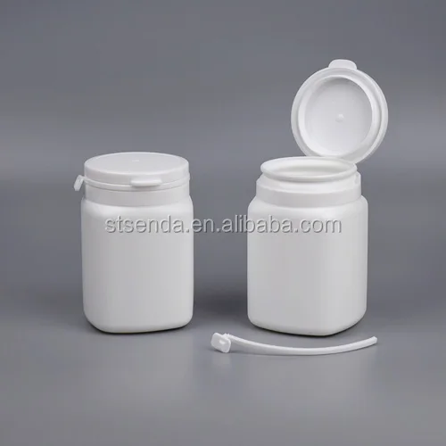 250 мл медицинская пластиковая бутылка банка для конфет с витамином