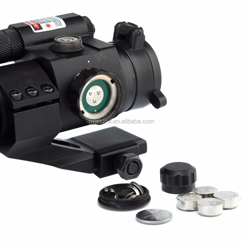 AR15 hunting equipment 1x30 Tactical Red Dot Sight Scope with Red Laser Sight for Hunting