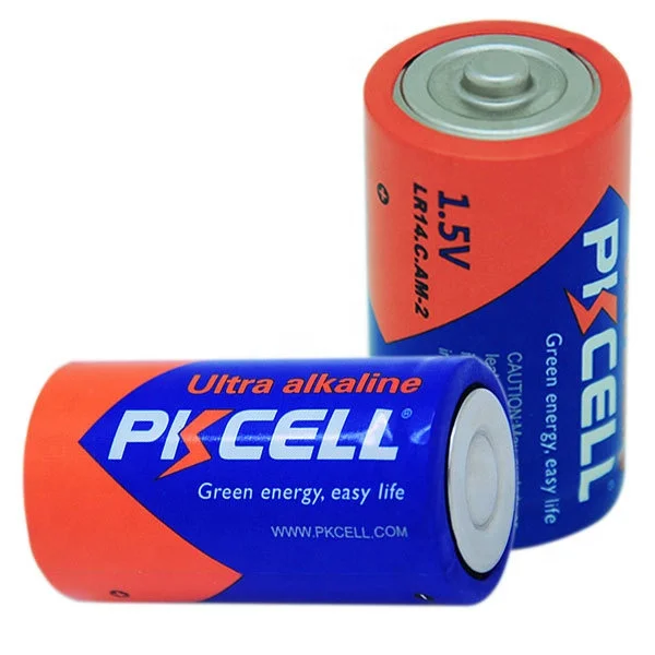 Long Duration Time LR14 Non Rechargeable Battery AM2  1.5V C Size Alkaline dry cell battery