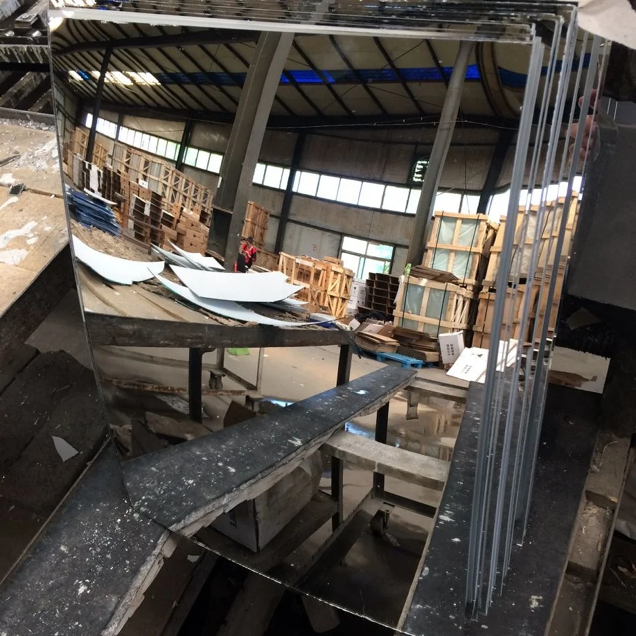 Wholesale and retail factory sell clear 2mm float glass convex mirror 305mm*407mm