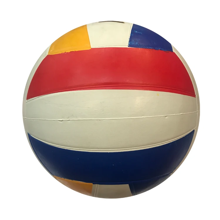 Cheap Custom Printed 4 Colors Inflatable Balls Indoor Mini Toy Rubber Size 5 Volleyball For Sale