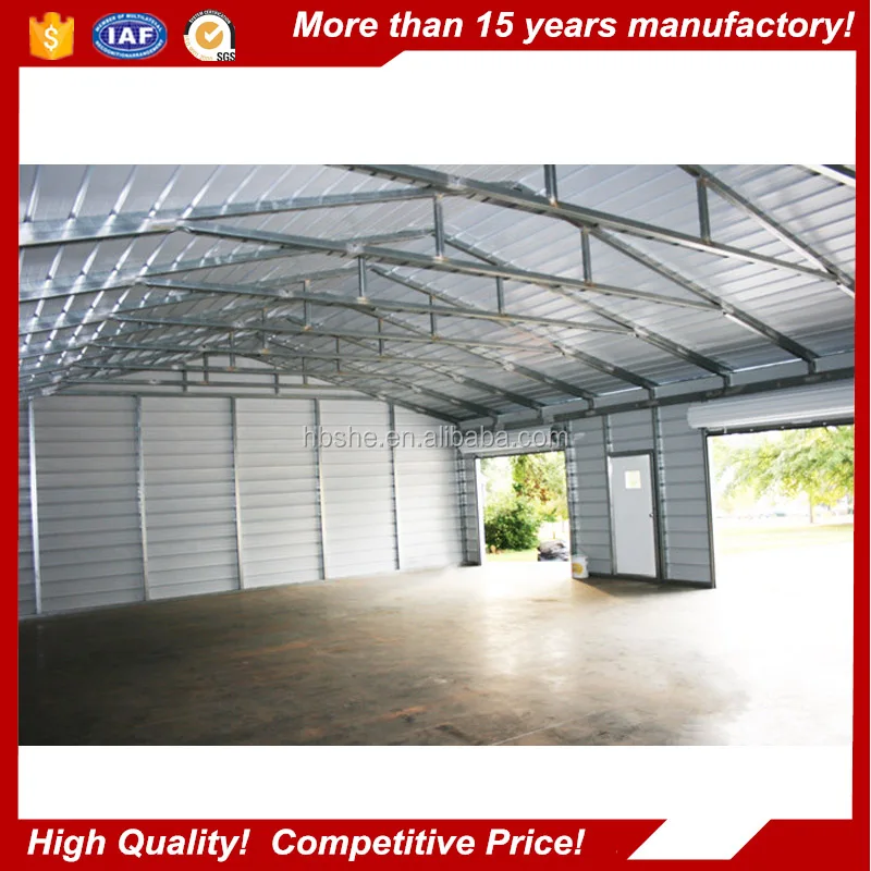 2017 Modern Design Car Cover Metal Shed Prefab Garage