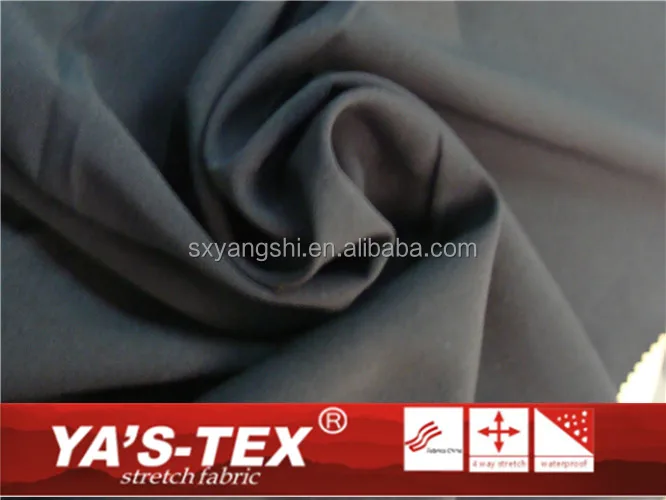 62% polyester 32% rayon 6% spandex solid twill casual clothes 4 way stretch fabric