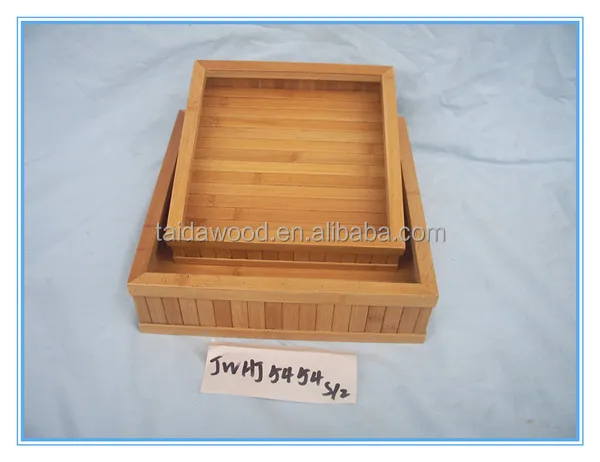 Home Storage Wood Letter Tray Desk Paper Tray Wooden Files Tray for Office