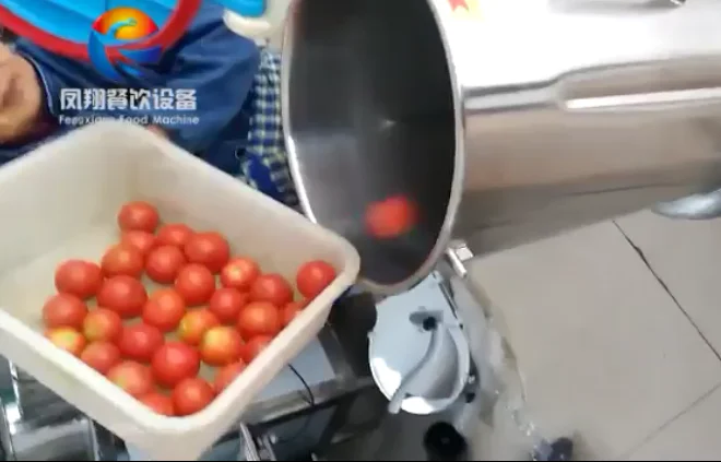 Tomato Paste Making Grinding Machine, Fruit Vegetable Juice Extractor Blender Machine