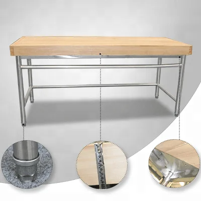 
China factory hotel restaurant commercial kitchenware patent board Stainless Steel Work Tables with Three Drawers 