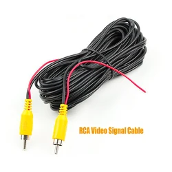 6 м автомобиля RCA заднего хода автомобиля зеркало заднего вида парковочная камера видео кабель зеркало заднего вида с видео вспышка триггера провода для всех автомобилей аксессуары провода