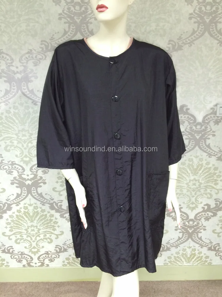 High Quality Nylon Polyester Salon Robes Kimono Gown Smock