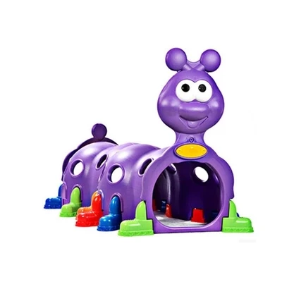 2019 hot sale children cheap plastic happy worm play elf tunnel toys for sales