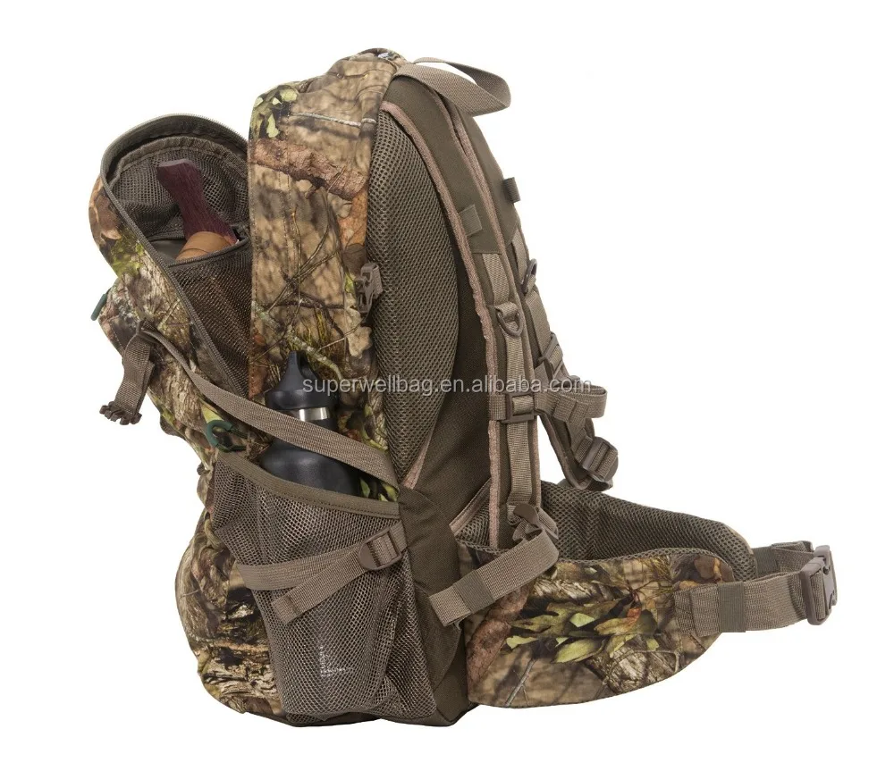 High quality flocking fabric Camouflage Color hunting backpack Trekking Rucksack