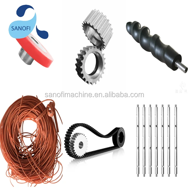 customized spare parts on bottle filling&packing production line