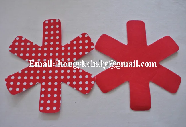 Die cutting heat resistant nonwoven felt hot pot mats, cooking mats