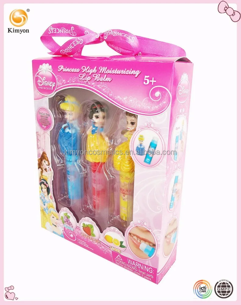 
Disney Princess lip balm and makeup toys gifts birthday popular kids children girls toy Christmas birthday gift 