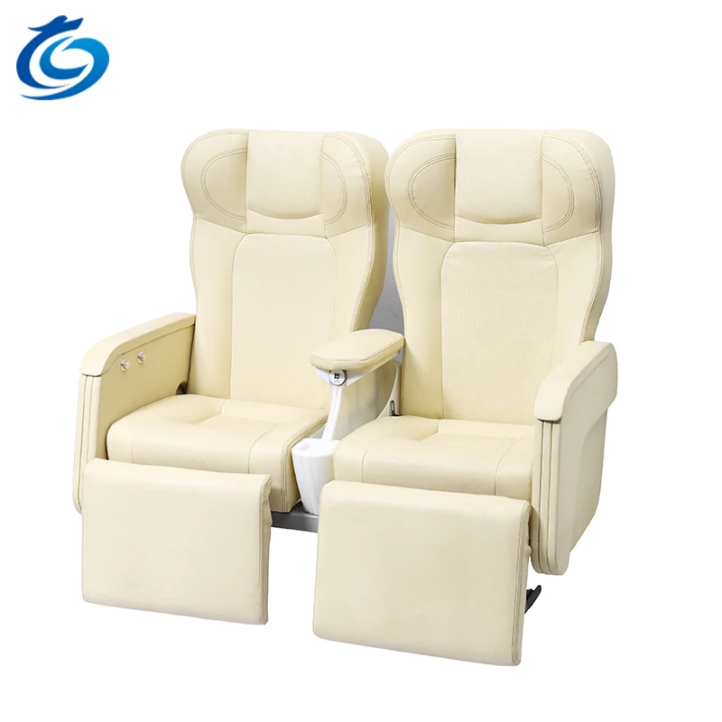 
JiuLong VIP Business Seat 2+1 Leather Large Thick Auto bus business coach vip seat 
