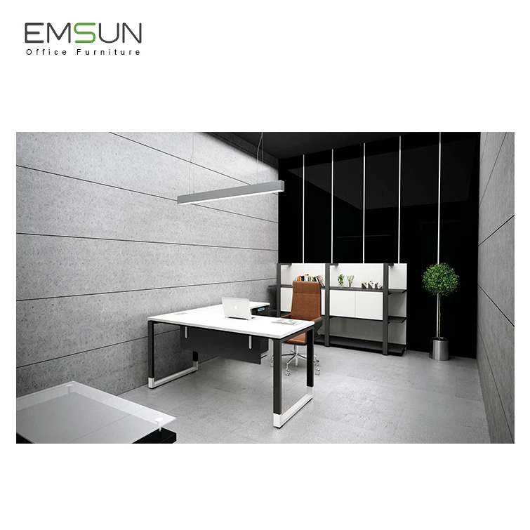 
L shape director table executive office desk modern CEO desk for boss 