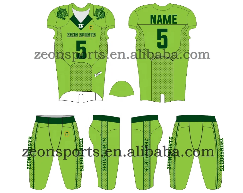 high quality custom wholesale sublimated youth American football jersey set