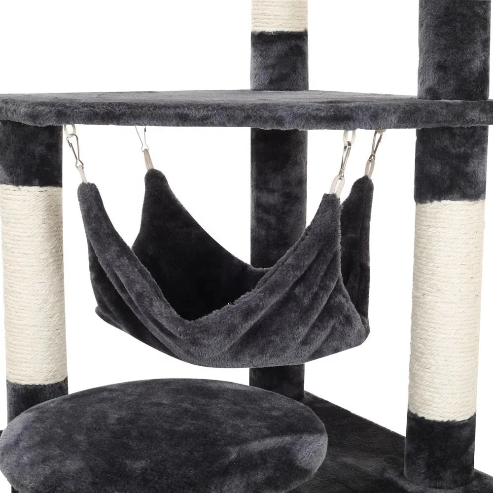 Home Style Wooden Cat Scratcher Tree Furniture Big Cat Tree