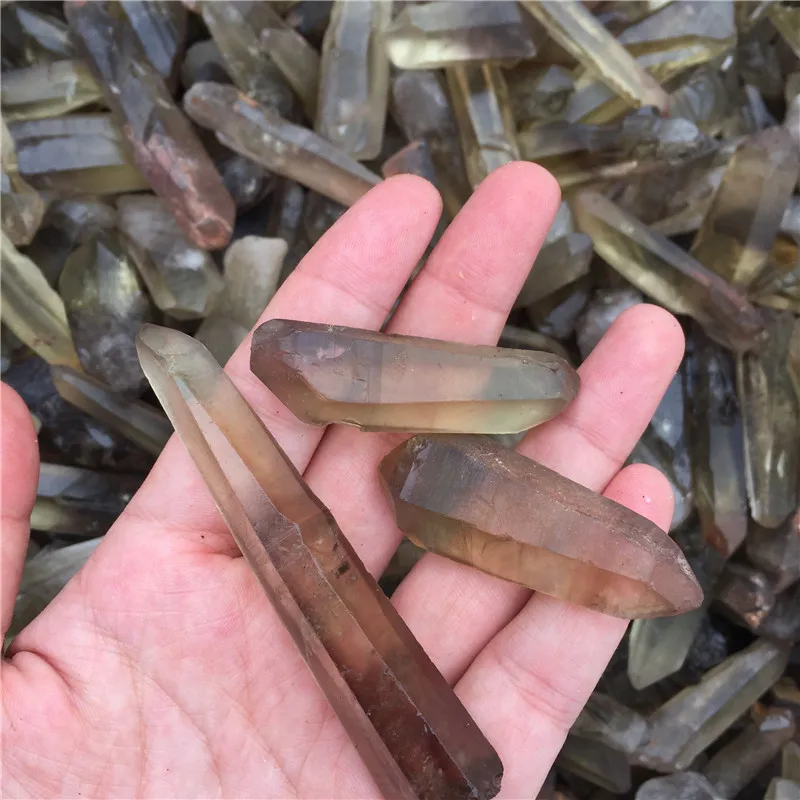 
Natural Healing Rough Smoky Quartz Points Small Crystal Wands For Sale 