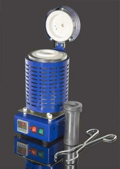 JC Laboratory Metal Jewelry Crucible Glass Melting Furnace