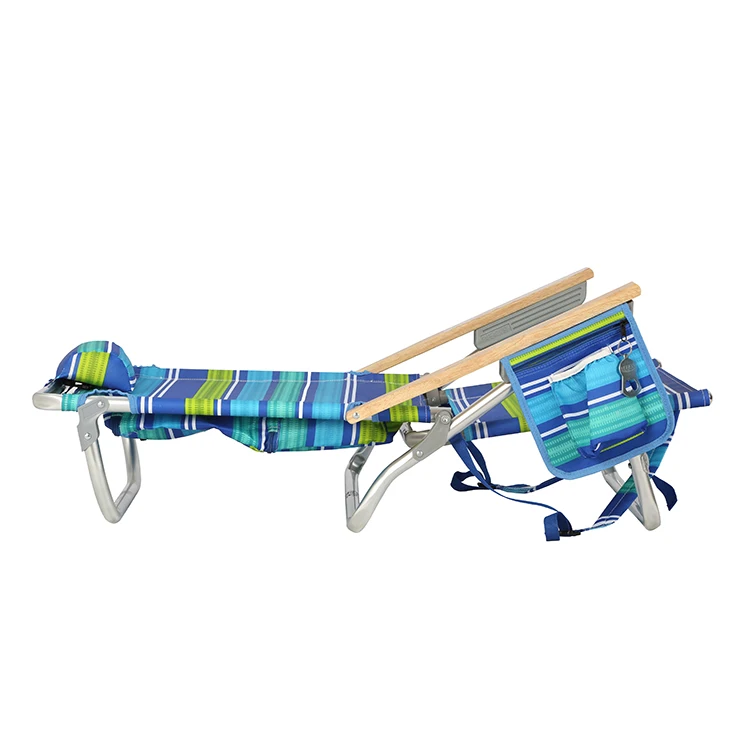 OEM Portable Outdoor Director Folding Beach Chair with 5 Positions