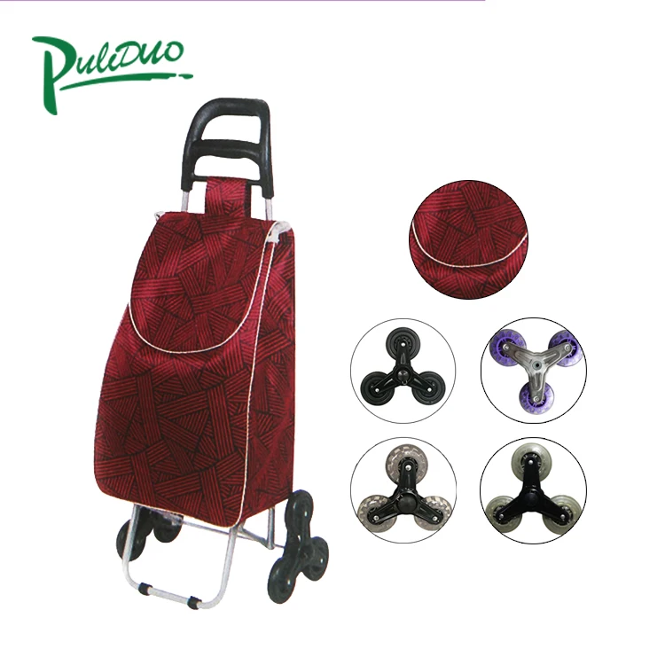 Foldable Custom Foldable Shopping Trolley With Wheel Chair Trolley