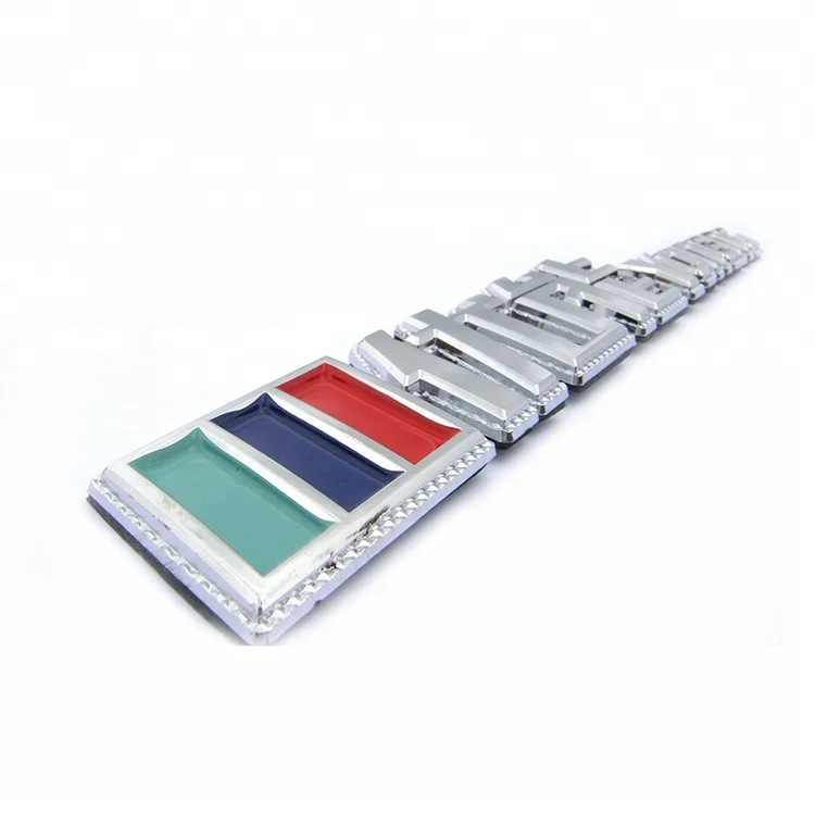 Custom Design Abs Plastic Embossed Label Self Adhesive Plastic Logo Emblem