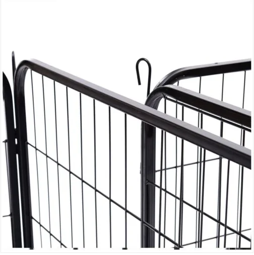 125cm length pet rabbit guinea pig dog puppy play pen metal hutch cage