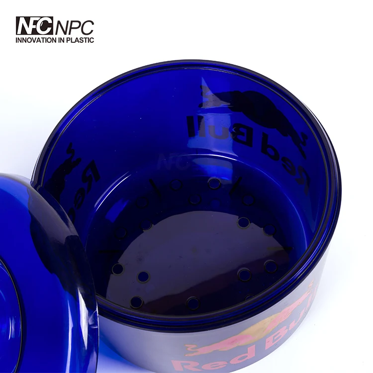 Custom Color High Quality Wholesale Price Promotional 10L plastic double wall ice bucket