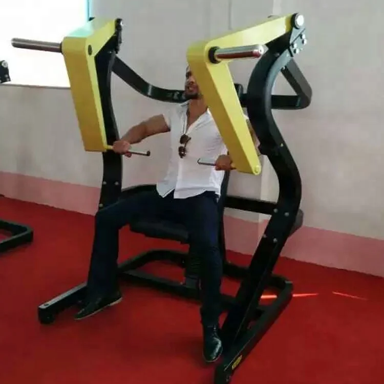 Commercial gym fitness  plate loaded seated chest press/chest press machine