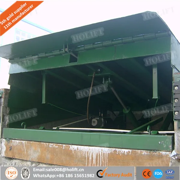 Holift brand Warehouse used car ramp stationary dock leveler dock ramps for sale low price
