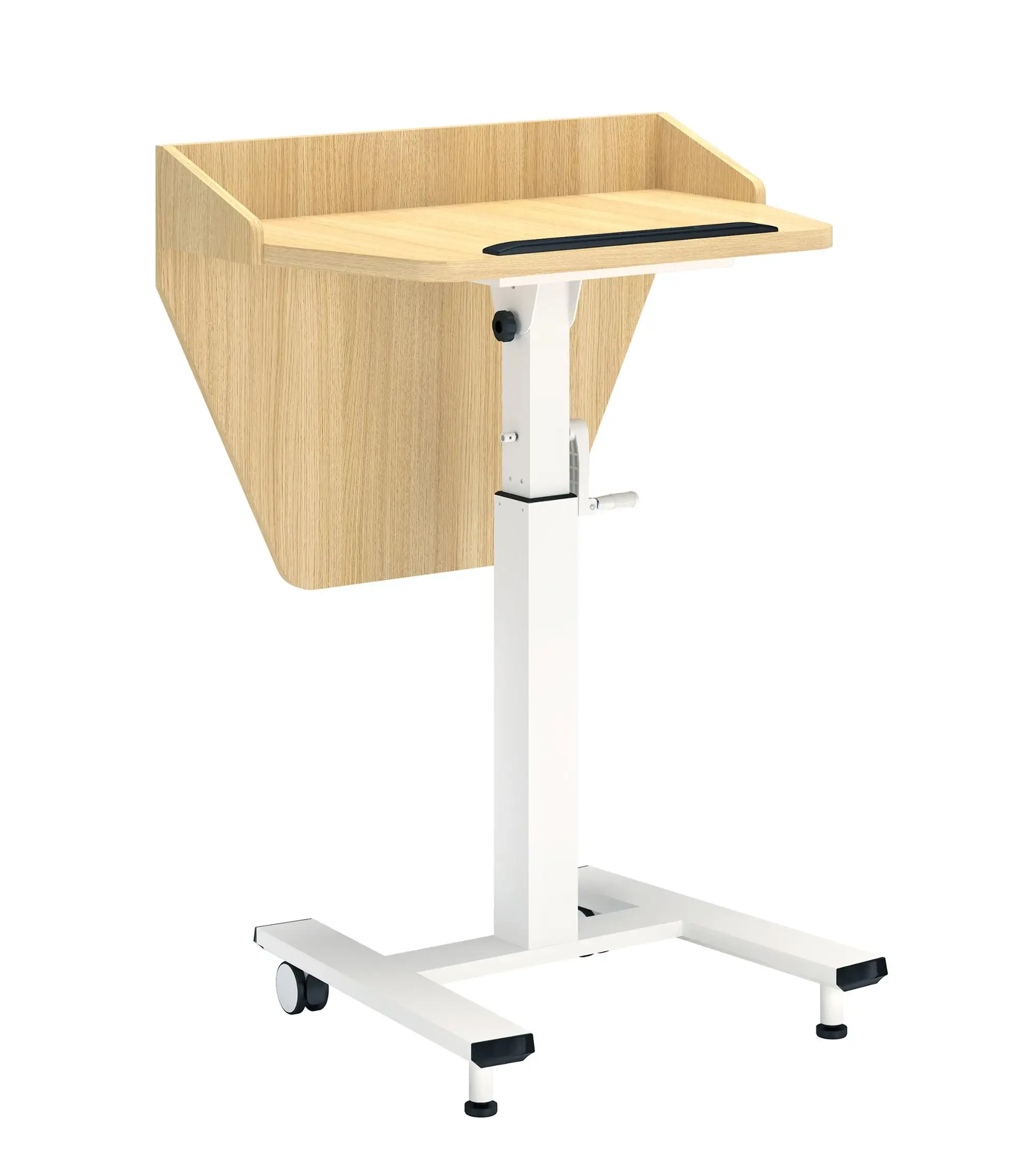 Modern Rostrum/school Podium Speech Table Desk for Sale Wholesale Adjustable Metal Computer Desk Laptop Desk