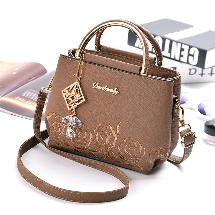 2024 new style fashion pu shoulder bags genuine leather Women Handbags branded