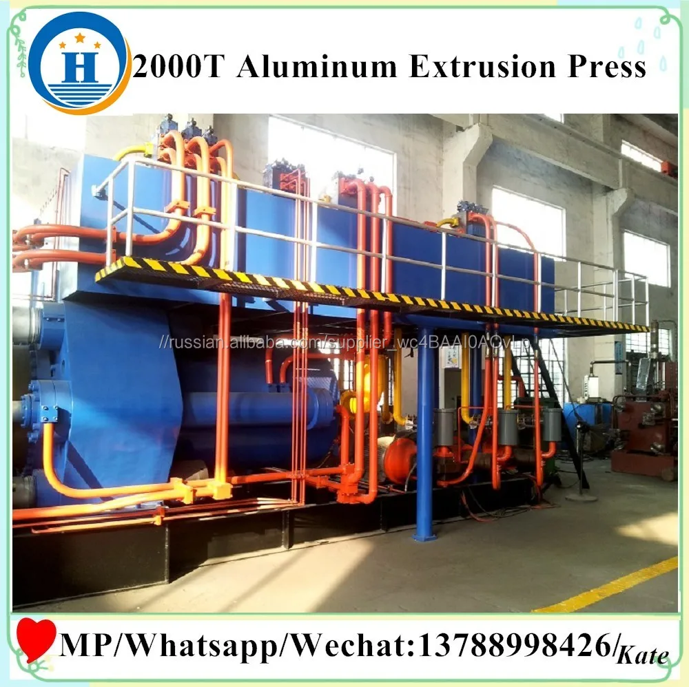 Алюминиевые Экструдеры Китай, 2000 Т Алюминиевых экструзионного оборудования,2000 Т Алюминиевой Экструзионной Линии