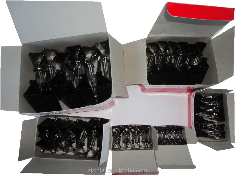 Hot Selling Good Use Black Binder Clips With High Quality