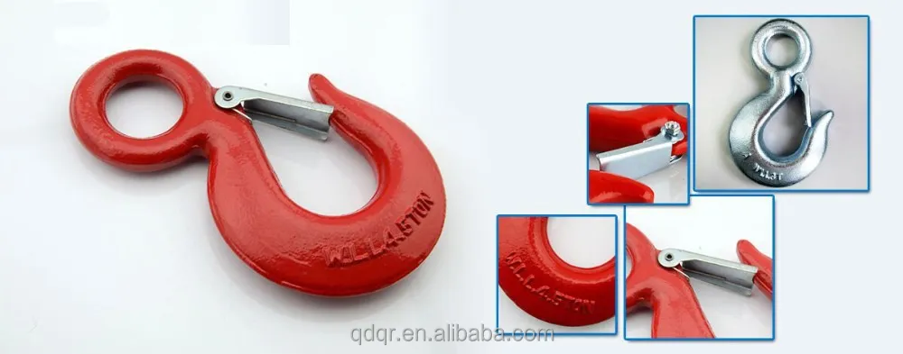 
Crane lifting 320 Carbon Steel Forged Eye Hook With Latch 