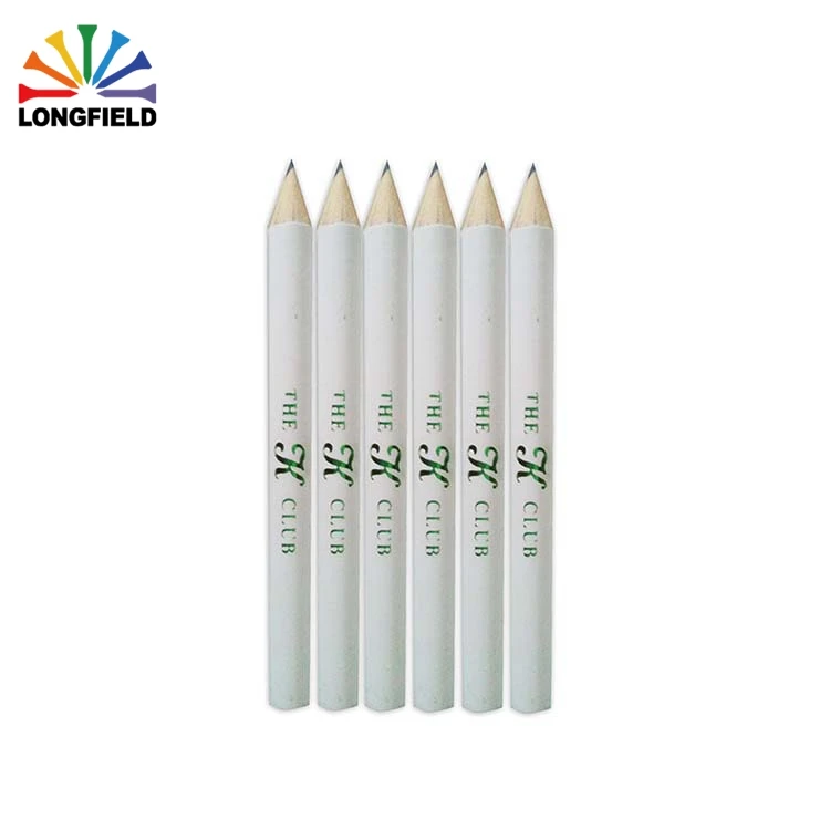 
promotion customised logo print golf pencil 