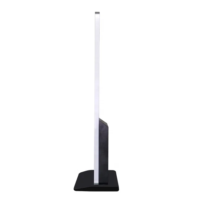 QI charging station with 55 inch lcd kiosk free stand digital advertising display screen signage remote control
