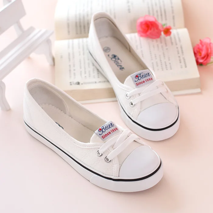 2017 new fashion canvas shoes women mix