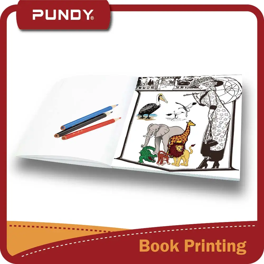 
cheap price hardcover book printable adult coloring books for adults 